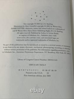 Harry Potter Complete Set ALL 1st American Edition with ERRORS