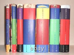 Harry Potter Complete Set All Hardcovers 1-7 by J K Rowling Bloomsbury Raincoast