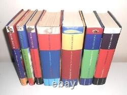 Harry Potter Complete Set All Hardcovers 1-7 by J K Rowling Bloomsbury Raincoast