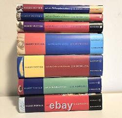 Harry Potter Complete Set All Hardcovers 1-7 by J K Rowling Bloomsbury Raincoast