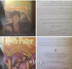 Harry Potter Complete Set Books 1-3 First Edition 1st Print (J. K. Rowling)