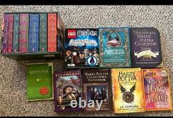 Harry Potter Complete Set Books 1 -7 1st American Edition + 9 Books & 5 Mags