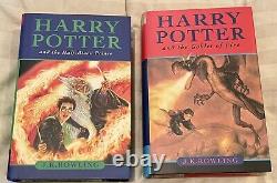 Harry Potter Complete Set English Hardcover Bloomsbury Lot Some 1st Editions