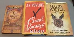 Harry Potter Complete Set First American Editions Plus Other JK Rowling Books
