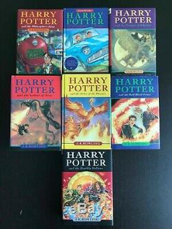 Harry Potter Complete Set Hardcover 1-7 Bloomsbury Edition