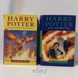 Harry Potter Complete Set Hardcover Book 1-7 Mixed Bloomsbury/Raincoast Rowling