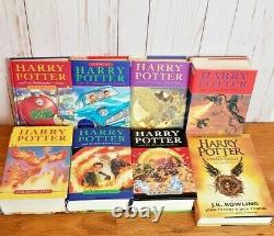 Harry Potter Complete Set Hardcover Books Bloomsbury Raincoast DJ Lot of 8
