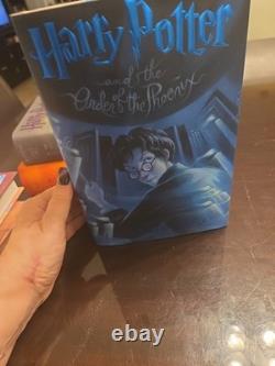 Harry Potter Complete Set Hardcover Books w Dust Jackets 1-7 1st American Ed