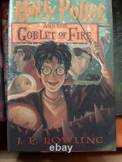 Harry Potter Complete Set Hardcover HC American 1st Ed ALL 1st pr print