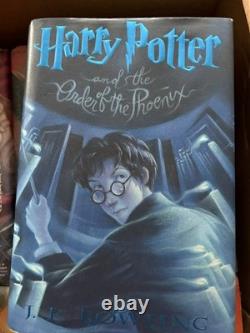 Harry Potter Complete Set Hardcover HC American 1st Ed ALL 1st pr print
