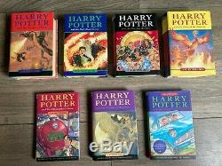 Harry Potter Complete Set Lot of 7 Hardcover Books Bloomsbury 1 2 3 4 5 6 7 DJ