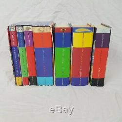 Harry Potter Complete Set Of 7 Hardback Bloomsbury 1st Edition Books