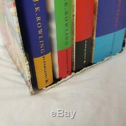Harry Potter Complete Set Of 7 Hardback Bloomsbury 1st Edition Books