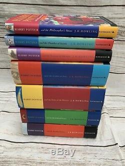 Harry Potter Complete Set Of 7 Hardback Bloomsbury Edition Books 4 First Edition
