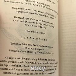 Harry Potter Complete Set Of 7 Paper/Hardbacks Bloomsbury 1st Edition Books