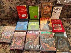Harry Potter Complete Set With Two First American Editions + Extras
