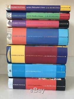 Harry Potter Complete UK Bloomsbury First Edition Set of 7 Hardback Books