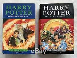 Harry Potter Complete UK Bloomsbury First Editions Hardback Book Set Collectable