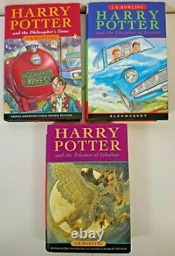 Harry Potter Complete UK Bloomsbury Full Set of 7 Hardback Books First Edition
