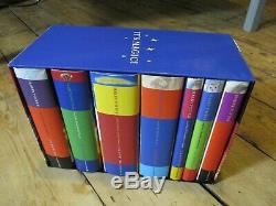 Harry Potter Complete UK Bloomsbury Original Hardback Book Box Set Slipcase