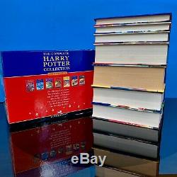 Harry Potter Complete UK Bloomsbury Original Hardback Book Box Set Slipcase