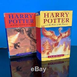 Harry Potter Complete UK Bloomsbury Original Hardback Book Box Set Slipcase