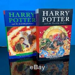 Harry Potter Complete UK Bloomsbury Original Hardback Book Box Set Slipcase