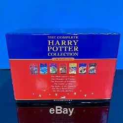 Harry Potter Complete UK Bloomsbury Original Hardback Book Box Set Slipcase