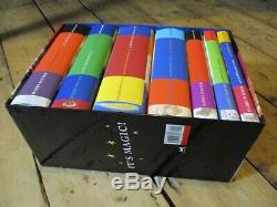 Harry Potter Complete UK Bloomsbury Original Hardback Book Box Set Slipcase