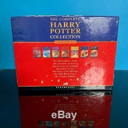 Harry Potter Complete UK Bloomsbury Original Hardback Book Box Set Slipcase A