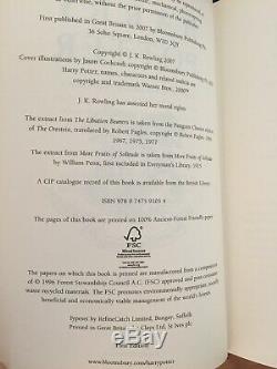 Harry Potter Complete UK Bloomsbury Ted Smart First Editions Hardback Book Set