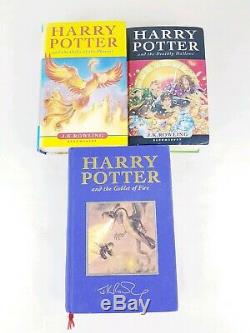 Harry Potter Complete UK First Editions Original SIGN Book Set VGC (SUPER RARE)