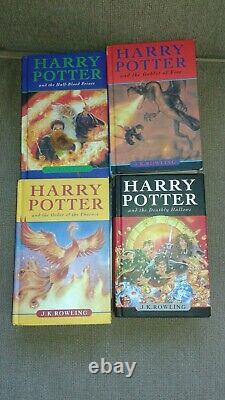 Harry Potter Complete Works 1-7 Volumes First Canadian Edition Please Read Descr