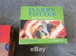 Harry Potter Complete audio books Set CD, books 1-7 Read By Stephen Fry, Very Go
