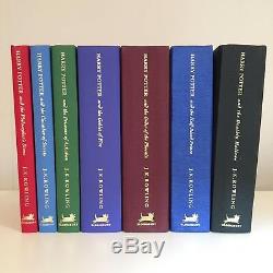 Harry Potter Deluxe Edition UK Bloomsbury Complete Set 7 Hardback Books