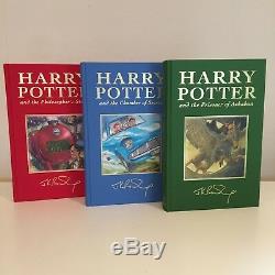 Harry Potter Deluxe Edition UK Bloomsbury Complete Set 7 Hardback Books