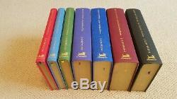 Harry Potter Deluxe Edition UK Bloomsbury Complete Set All First Editions