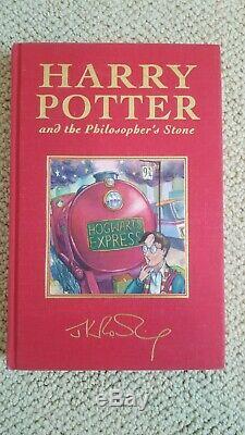 Harry Potter Deluxe Edition UK Bloomsbury Complete Set All First Editions
