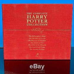 Harry Potter Deluxe Edition UK Bloomsbury Complete Set Hardback Books RARE LOGO