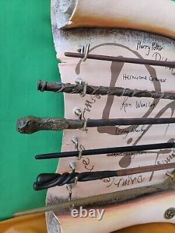 Harry Potter Dumbledore's Army Complete 6 Wand Display Collection Warner Bros