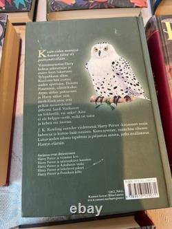 Harry Potter FINNISH Books 1-7 Hardcover Complete Set JK ROWLING