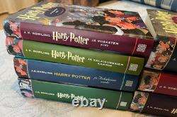 Harry Potter FINNISH Books 1-7 Hardcover Complete Set JK ROWLING