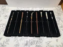 Harry Potter Fantastic Beasts Mystery Wand NEAR COMPLETE SET 9 Wands 8 Creature