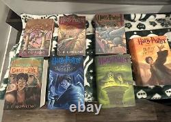 Harry Potter First Edition 7 Book Complete Set JK Rowling Never Read