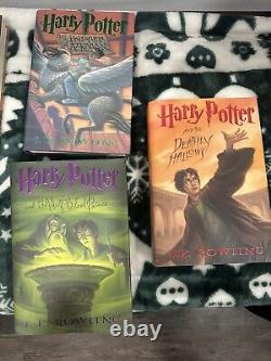 Harry Potter First Edition 7 Book Complete Set JK Rowling Never Read