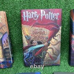 Harry Potter First Edition 7 Book Complete Set JK Rowling Never Read