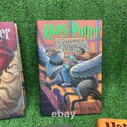 Harry Potter First Edition 7 Book Complete Set JK Rowling Never Read