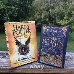 Harry Potter First Edition 9 Book Complete Series plus 2 screen plays hard backB