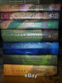 Harry Potter First Edition First Printing Complete Set 1-7 Hardback Rowling