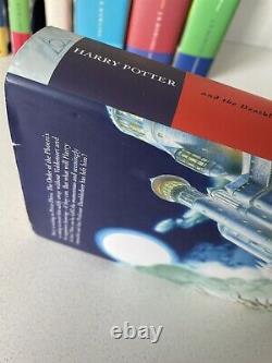 Harry Potter First Edition Hardback Books UK Bloomsbury Complete Set of 7